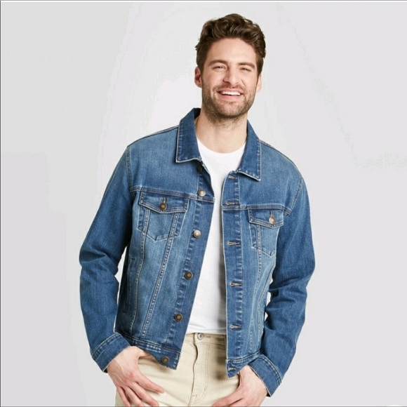 Goodfellow & Co Denim Trucker Jean Jacket 2XL New - Picture 1 of 8